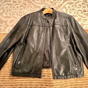 Two leather jackets from structure both are extra large